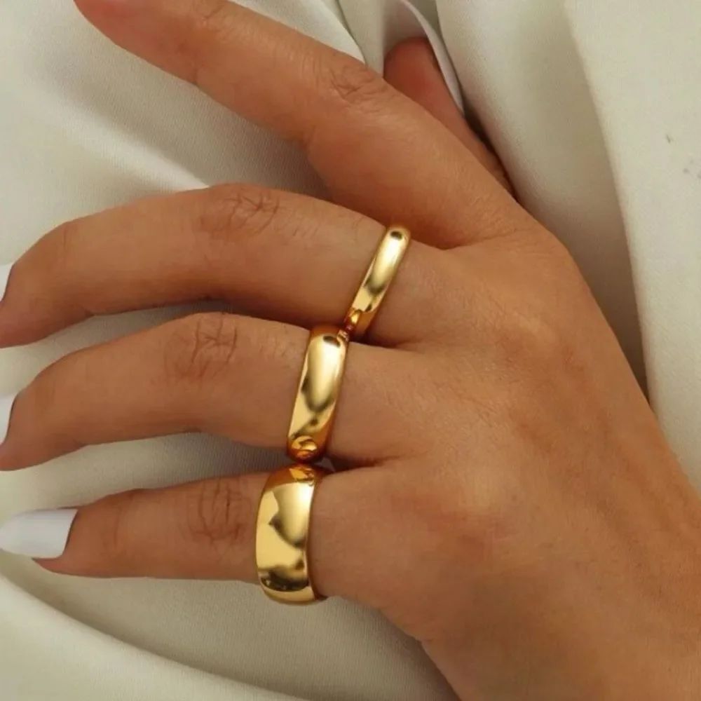 3for$20 3pcs Minimalist Solid Ring (counts as one listing) select your size